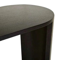 Globe West Console Globe West Classique Oval Console, Matt Dark Oak