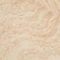 Globe West Coffee Tables GlobeWest Oberon Curve Marble Coffee Table - Natural Travertine, Shell