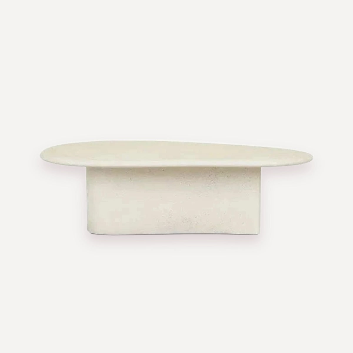 Horgans Petra Curve Coffee Table - Ivory