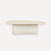 Horgans Petra Curve Coffee Table - Ivory