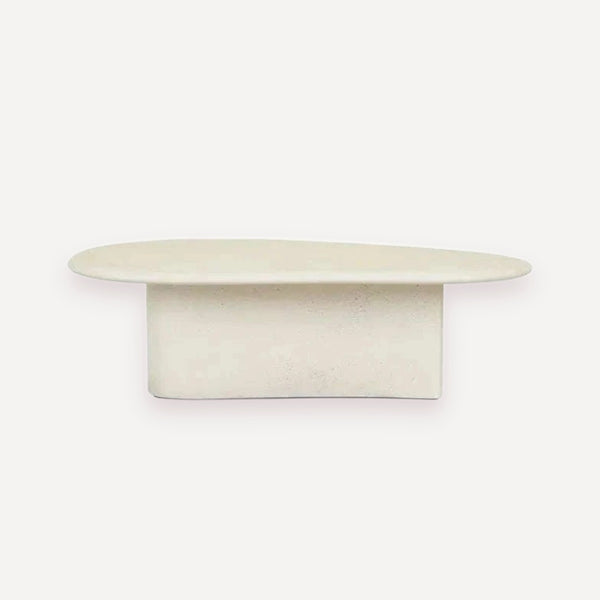 Petra Curve Coffee Table - Ivory