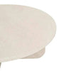 Globe West Coffee Tables GlobeWest Amara Curve Coffee Table - Natural Travertine