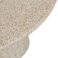 Globe West Coffee Tables Globe West Artie Outdoor Wave Coffee Table, Warm Sand