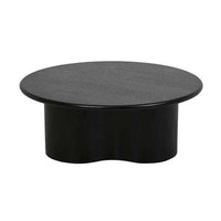 Globe West Coffee Tables Globe West Artie Wave Coffee Table - Black Oak