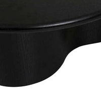 Globe West Coffee Tables Globe West Artie Wave Coffee Table - Black Oak