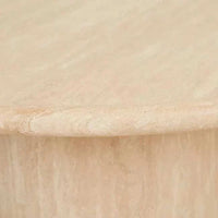 Globe West Coffee Tables GlobeWest Pippa Marble Coffee Table - Natural Travertine