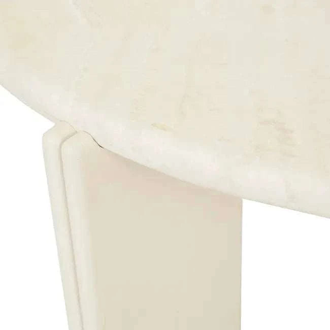 Globe West Side Tables GlobeWest Ray Coffee Table - Natural Travertine - Shell