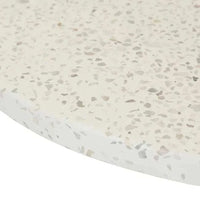 Globe West Coffee Tables Globe West Sketch Native Round Coffee Table, Nougat/White