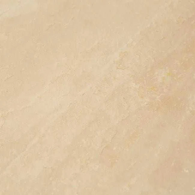 Globe West Coffee Tables Willa Marble Coffee Table - Natural Travertine - Light Oak