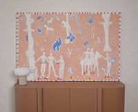 Captivating print styled in an interior