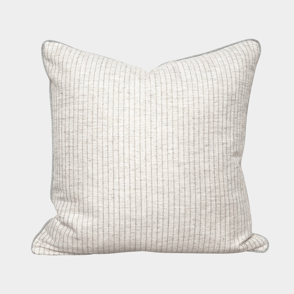 norsu STUDIO Forma Collection Celestial cushion in blue stripe | Norsu Interiors