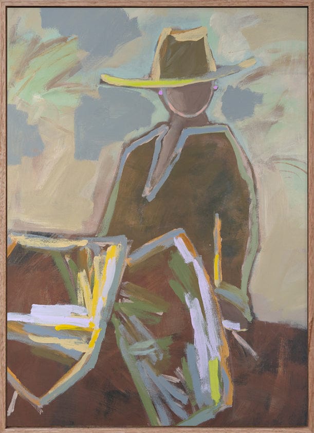 Marcia Priestley Limited Edition Fine Art Canvas Print - Chaps Dust Palm