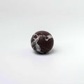 CoTheory Orbit Marble Sphere Table Sculpture - Rosso Levanto