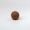CoTheory Orbit Marble Sphere Table Sculpture - Rosso Alicante, Small