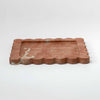 CoTheory Accessories CoTheory Palazzo Large Scalloped Tray - Rosso Alicante (7959172153593)