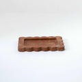 CoTheory Marble Tray, Small Scalloped Tray & Incense Holder - Rosso Alicante