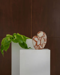 CoTheory Amour Table Sculpture - Brown Calacatta