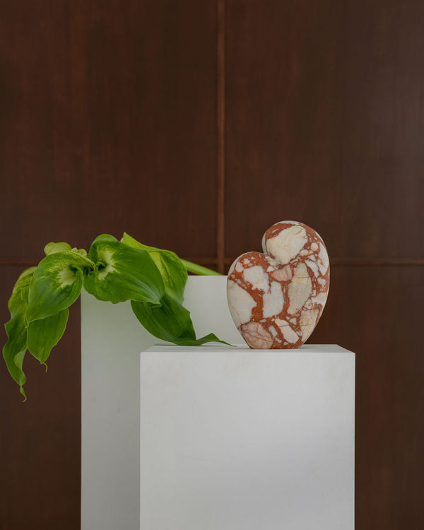 CoTheory Amour Table Sculpture - Brown Calacatta