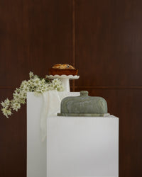 CoTheory Grand Cameo Oblong Cake Tray - Verde Green