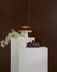 CoTheory Cameo Oblong Cake Tray - Rosso Levanto