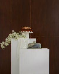 CoTheory Cameo Oblong Cake Tray - Verde Green