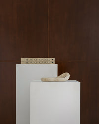 CoTheory Meridian Rope Sculpture - Beige Travertine