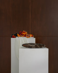 CoTheory Debut Oval Dish - Brown Emperador