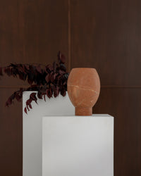 CoTheory Pedestal Footed Pot - Rosso Alicante