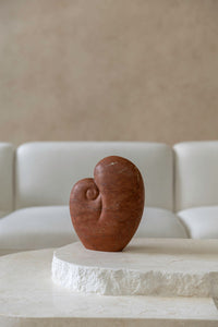 CoTheory Amour Table Sculpture - Rosso Alicante