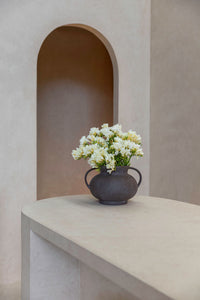 CoTheory Legacy Handle Vase - Dark Brown