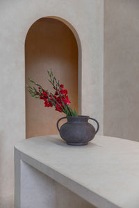 CoTheory Legacy Handle Vase - Dark Brown