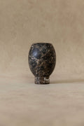 CoTheory Pedestal Footed Pot - Brown Emperador