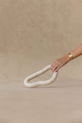 CoTheory Meridian Rope Sculpture - Beige Travertine
