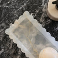 CoTheory Marble Tray, Scalloped Bar Tray - White Onyx