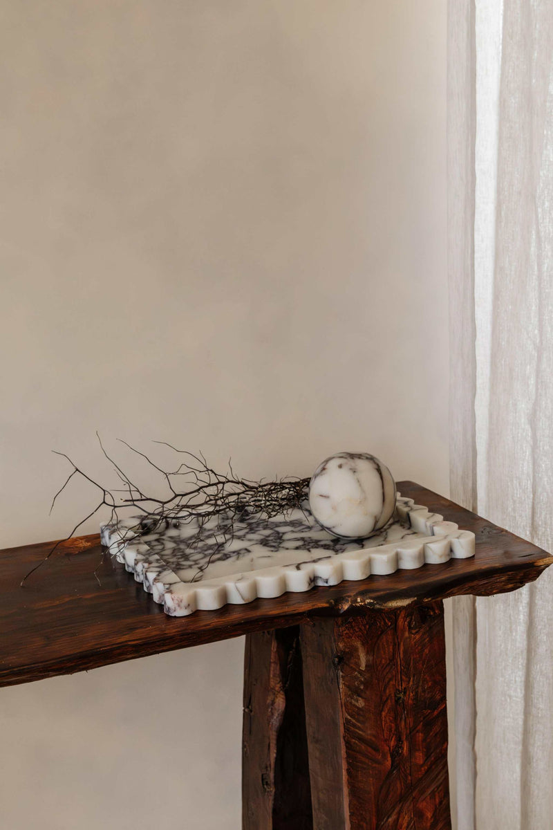 CoTheory Accessories CoTheory Orbit Table Sculpture - Viola Marble