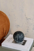 CoTheory Orbit Marble Sphere Table Sculpture - Verdi Alpi