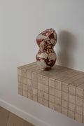 CoTheory Eternity Circular Sculpture - Brown Calacatta