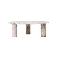 Globe West Coffee Tables Globe West Atlas Orbit Coffee Table - Natural Ocean Marble