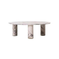 Globe West Coffee Tables Globe West Atlas Orbit Coffee Table - Natural Ocean Marble