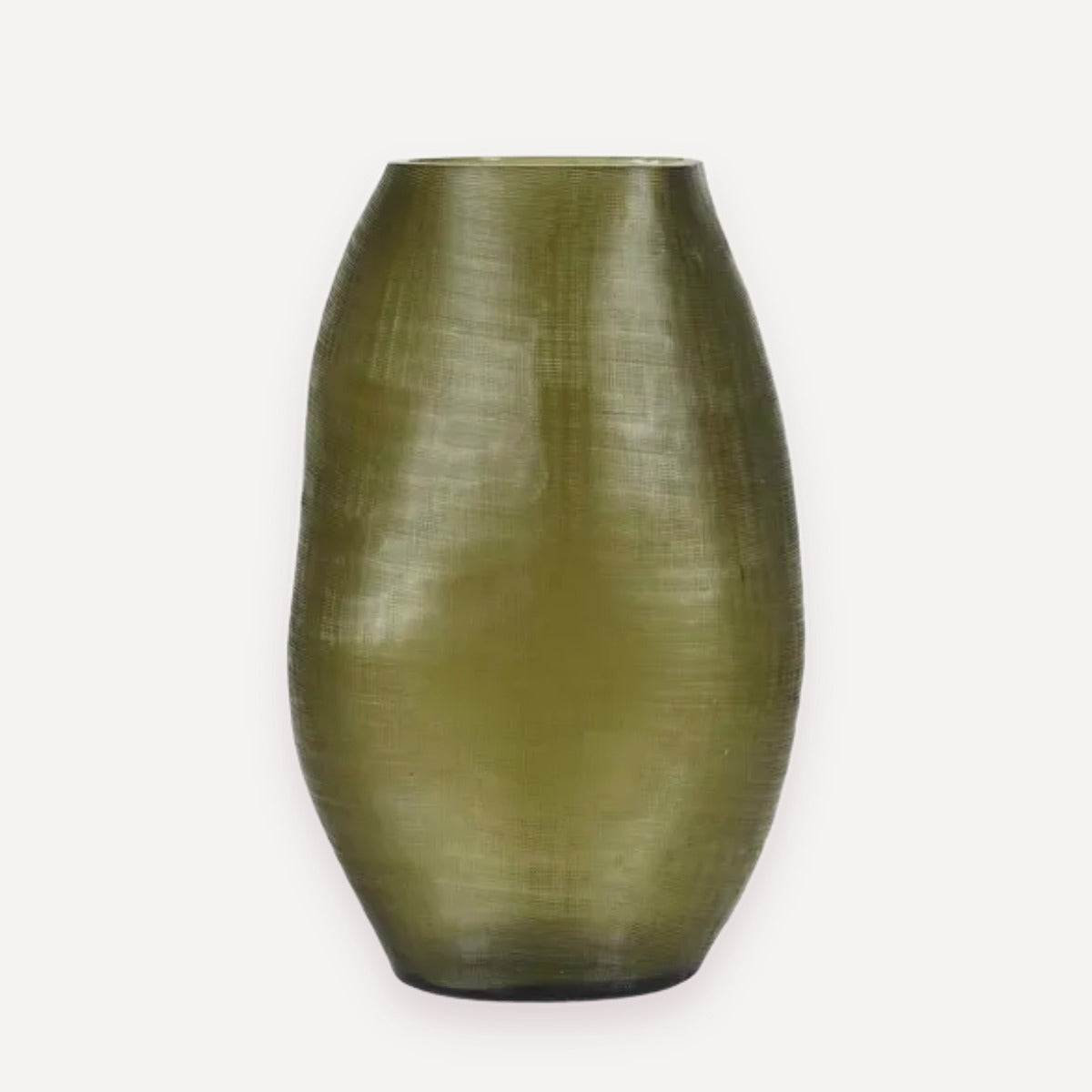 GlobeWest Boden Form Vase - Large - Olive Green