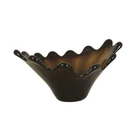 GlobeWest Boden Juniper Bowl - Dark Amber, styled in a room setting