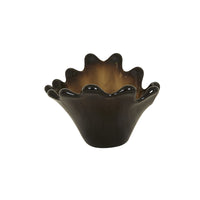 GlobeWest Boden Juniper Bowl - Dark Amber, styled in a room setting