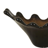 GlobeWest Boden Juniper Bowl - Dark Amber, styled in a room setting