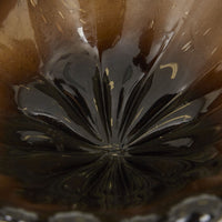 GlobeWest Boden Juniper Bowl - Dark Amber, styled in a room setting