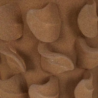 Close-up of textured flaxen surface detail on GlobeWest Forme Hyacinth Vase porcelain sculpture