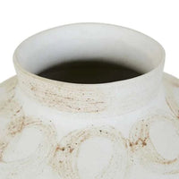 GlobeWest Forme Maya Vase - White