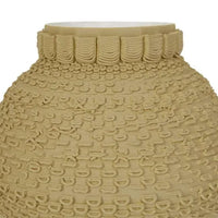 GlobeWest Forme Weave Vase - Wheat