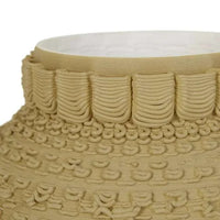 GlobeWest Forme Weave Vase - Wheat
