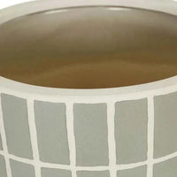 Globe West Pots & Planters Hanson Alo Planter, Matte Stone Grey Tile