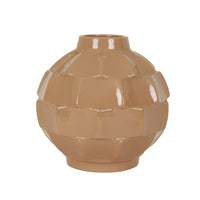 GlobeWest Hanson Bobbin Vase - Biscuit